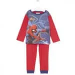 náttföt spiderman rauð