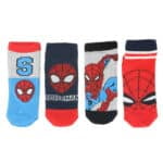 Spiderman sokkar 4 stk