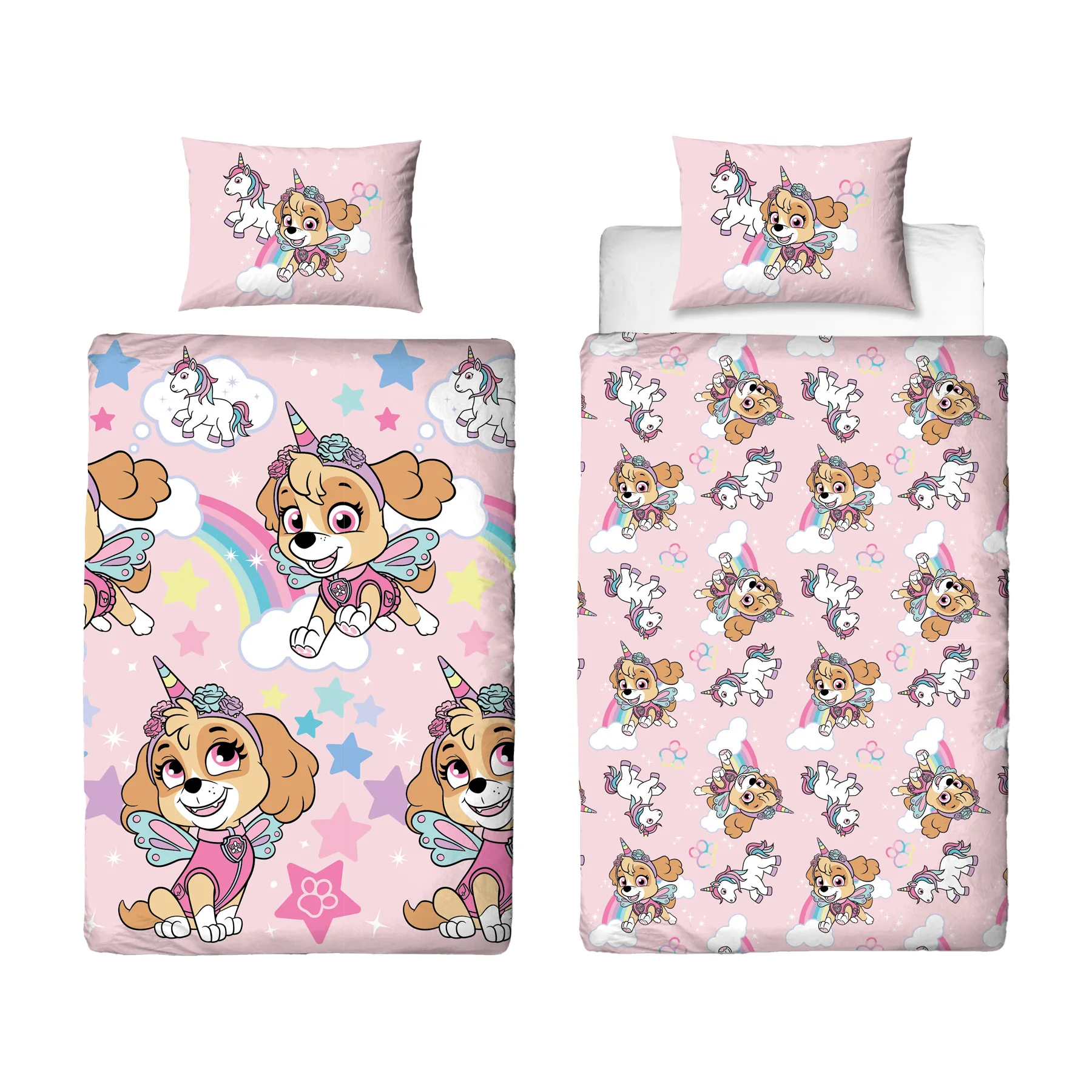 dekbedovertrek_paw_patrol_-_paw639_-_8720828387665 rúmföt píla einhyrningur