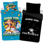 Rúmföt Hvolpasveit Glow in the dark 135x200