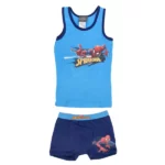 Nærfatasett Spiderman Blátt